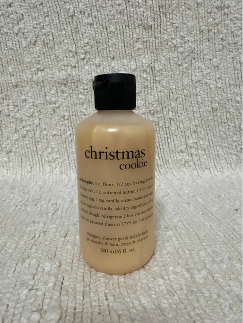 Philosophy Christmas Cookie Shampoo, Shower Gel & Bubble Bath 6 oz Sealed